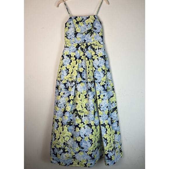 New Sachin & Babi BEAU GOWN - GARDEN CLUB Floral Print Size 4 - Picture 1 of 10